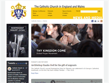 Tablet Screenshot of catholicnews.org.uk